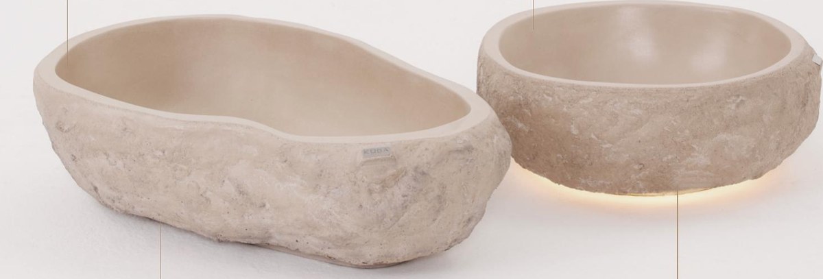 Cuba Rocha Ornamental — Cubas de Design Kuba Concreto disponível na 2RV em São Paulo